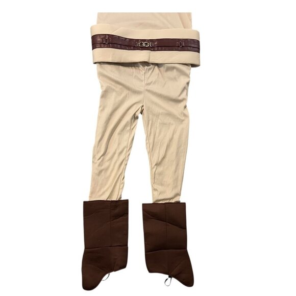 Spooktacular Creations Kids Large Knight Costume, Tunic Hooded Cape, Belt, Pants - Picture 4 of 4